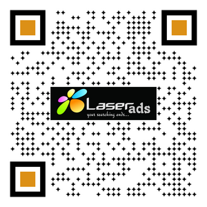 Scan to follow LaserAds on Instagram
